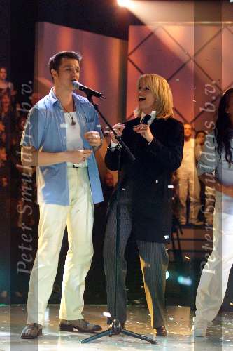 Hilversum 14 Maart 1999
Linda de Mol na afloop Nat. Songfestival 1999