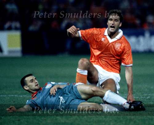 6 September 1995
Rene Eijkelkamp spelend voor het nederlands elftal tegen Wit Rusland