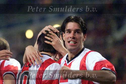 Eindhoven, 13 Maart 1999
Ruud v Nistelrooy blij