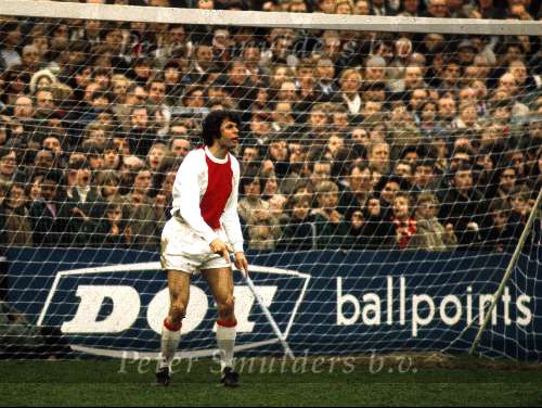 21 maart 1971
Wim Suurbier, spelend voor AJAX