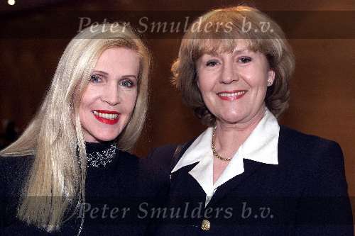 Amsterdam 11maart 2000
Modeshow van Mart Visser bij het Hilton hotel.
Elly Koot en Annewil Blankers
