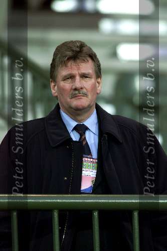 Brussel, 29 maart 2000
Belgie-Nederland, eindstand 2-2 in het Koning Boudewijn stadion vriendschappelijk wedstrijd
Arie v Eijden