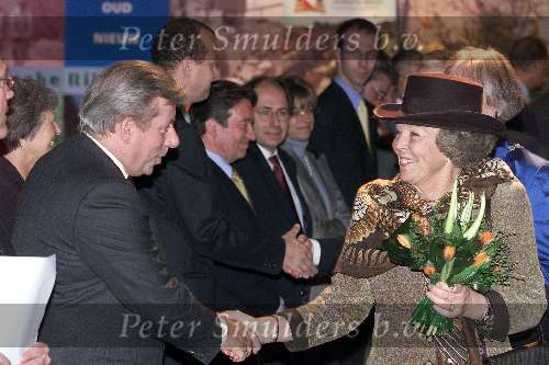 Utrecht 22 maart 2000
Nationale Boomplantdag  met koningin Beatrix.
met Flip Kerkhoven