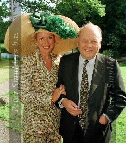 Marjon Lambriks met haar man