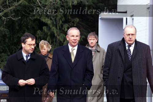 Hilversum, 11 mart 2000
Begrafenis Gitty Budie
Hans Kraaij Sr. en Mart Smeets