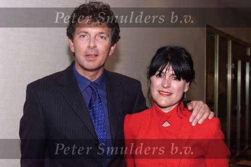 Amsterdam 11maart 2000
Modeshow van Mart Visser bij het Hilton hotel.
Robert ten Brink met zijn vrouw