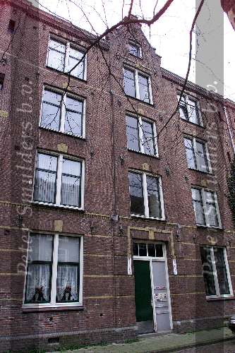 Amsterdam 19 maart  2000
Willem Oltmans zijn huis in Amsterdam