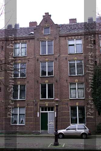 Amsterdam 19 maart  2000
Willem Oltmans zijn huis in Amsterdam