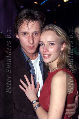 Rotterdam 29 maart 2001
Uitreiking cd Georgina Verbaan in de Baja Beachc club.
Daan Schuurmans en Jennifer Hofman