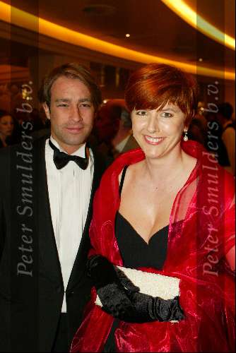Scheveningen 25 maart 2002
Afscheid Henk v d Meyden in het circustheater.
Chazia Morali met vriend Youri