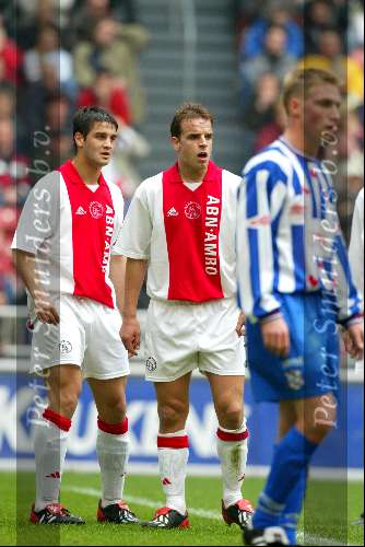 Amsterdam 18 maart 2002
AJAX-Heerenveen 2-0
Andy v d Meyde, Chivu