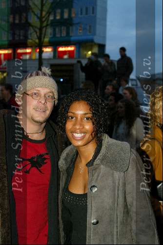 Amsterdam 20 maart 2002
Premiere Britney Spears.
Georgina Kwayke met vriend