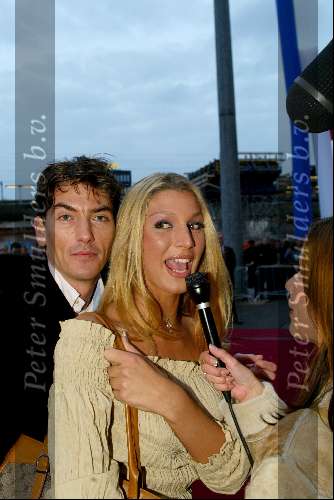 Amsterdam 20 maart 2002
Premiere Britney Spears.
Bart Ettekoven en Kelly BB