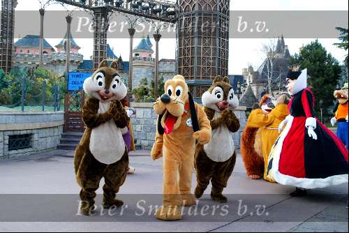 Disneyland Parijs 14 naart 2002
10 jarig bestaan disneyland
Knabbel en Babbel