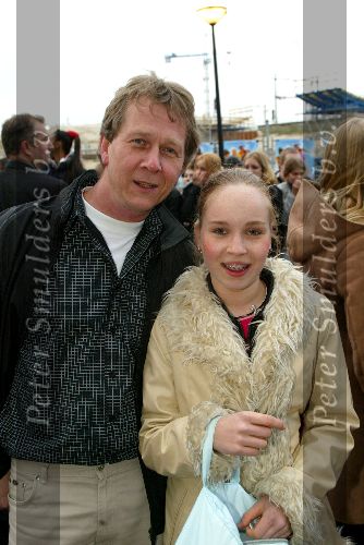 Amsterdam 20 maart 2002
Premiere Britney Spears.
Leon Koop met dochter