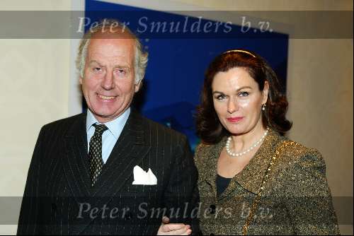 Amsterdam 2 maart 2002
Modeshow Mart Visser in het Hilton
Liz Snoyink met man