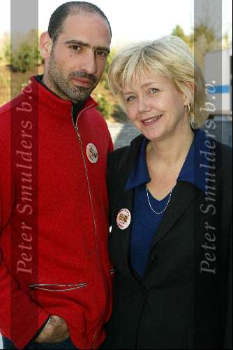 Dronten 29 maart 2002
Opening nieuwe attraktie in six flags.
Mathilde Santing met vriend