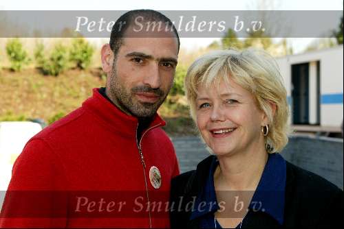 Dronten 29 maart 2002
Opening nieuwe attraktie in six flags.
Mathilde Santing met vriend