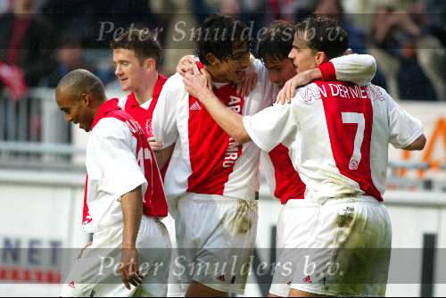 Amsterdam 18 maart 2002
AJAX-Heerenveen 2-0
Mido, Andy v d Meyde, Chivu, Maxwell, wamberto