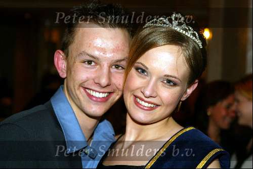 Antwerpen 10 maart 2002
Princess Model of the year verkiezing
Winnares Nadine Rhoen met vriend