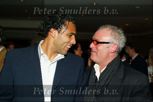 Antwerpen 10 maart 2002
Princess Model of the year verkiezing
Pierre v Hooijdonk met Rene v d Gijp