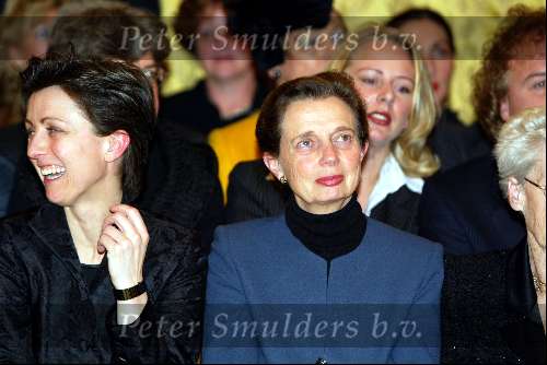Amsterdam 11 maart 2002
Modeshow Frans Molenaar in Amstel Hotel
Rita Kok met dochter