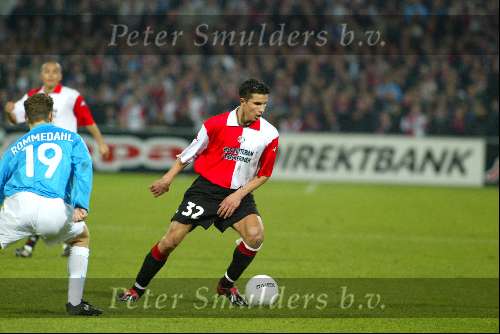 Rotterdam 21 maart 2002
Feyenoord-PSV 1-1 kwartfinale uefa cup
Robin van Persie