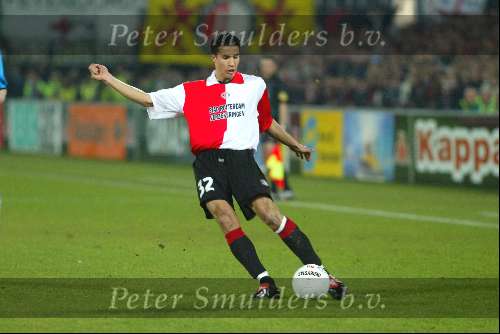 Rotterdam 21 maart 2002
Feyenoord-PSV 1-1 kwartfinale uefa cup
Robin v Persie