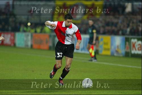 Rotterdam 21 maart 2002
Feyenoord-PSV 1-1 kwartfinale uefa cup
Robin v Persie