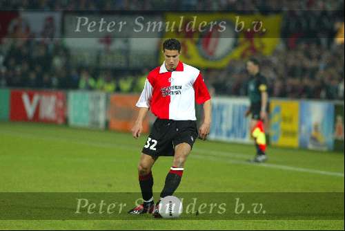 Rotterdam 21 maart 2002
Feyenoord-PSV 1-1 kwartfinale uefa cup
Robin v Persie