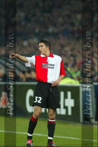 Rotterdam 21 maart 2002
Feyenoord-PSV 1-1 kwartfinale uefa cup
Robin v Persie