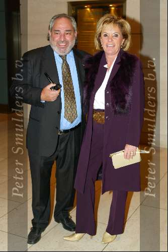 Amsterdam 2 maart 2002
Modeshow Mart Visser in het Hilton
Sjaak Snoek met vrouw