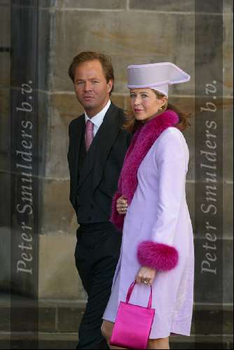 Amsterdam 2 februari 2002
Trouwen Prins Willem Alexander met Maxima
Vanessa Loudon met man