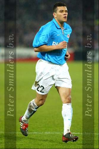 Rotterdam 21 maart 2002
Feyenoord-PSV 1-1 kwartfinale uefa cup
Wilfred Bouma
