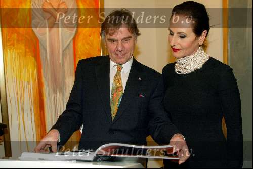 amstelveen 12 maart 2003
Opening expositie ans marcus bij jan v d togtmuseum.
ans en willem nijholt