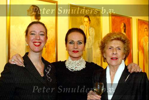amstelveen 12 maart 2003
Opening expositie ans marcus bij jan v d togtmuseum.
ans marcus en jetty pearl