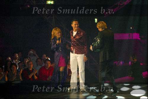 Amsterdam 6 maart 2003
uitreiking van de edison prijzen in de heineken musichall
patricia Paay en adam curry
DJ Tiesto