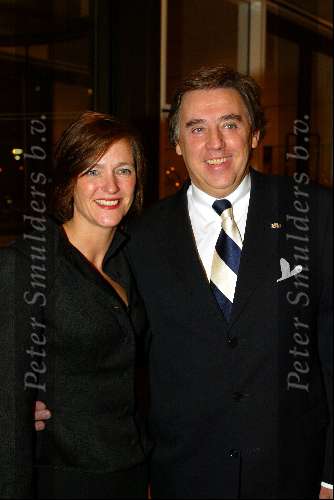 Amsterdam 8 maart 2003
Modeshow mart visser in het hilton
Ed Nijpels met zijn vrouw elsbeth