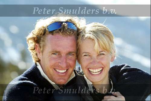 Edwin Smulders met zijn vriendin Anouk Voorveld
21 Februari 2003