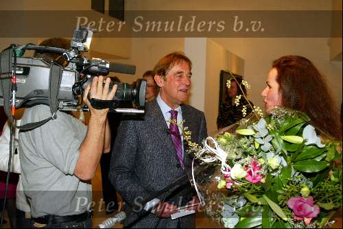 amstelveen 12 maart 2003
Opening expositie ans marcus bij jan v d togtmuseum.
gert jan droge met siegfried marcus