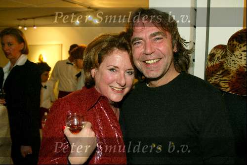 amstelveen 12 maart 2003
Opening expositie ans marcus bij jan v d togtmuseum.
govert de Roos en catherine keyl