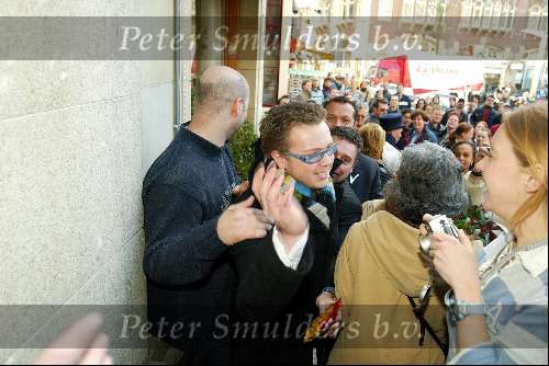 Den Haag 3 maart 2003
Jamai idols bij Noordeinde