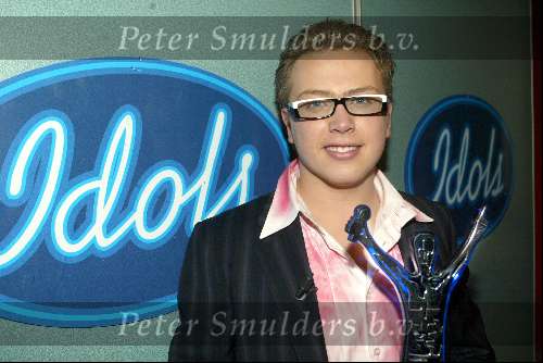 Hilversum 8 maart 2003
Finale IDOLS Nederland 2003
Jamai idols winnaar