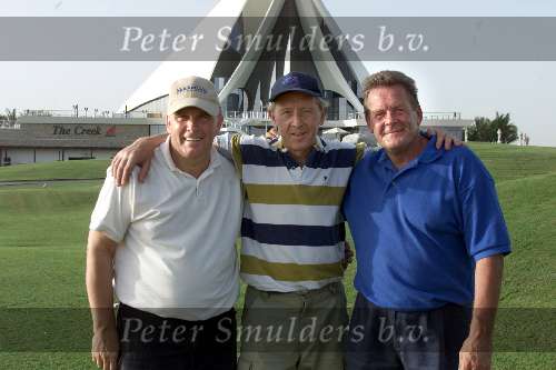 Dubai 9 mei 2001
Dubai Creek golfbaan
Jan gisbers en Peter Smulders