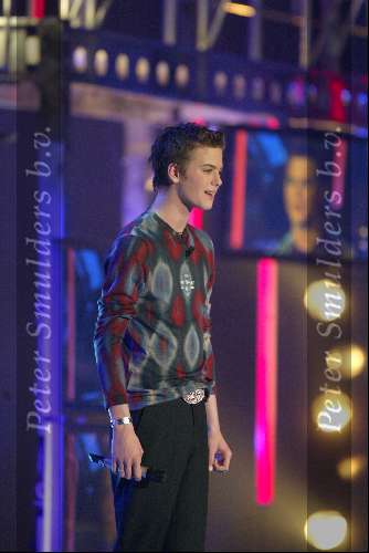 Hilversum 8 maart 2003
Finale IDOLS Nederland 2003
Jim Idols