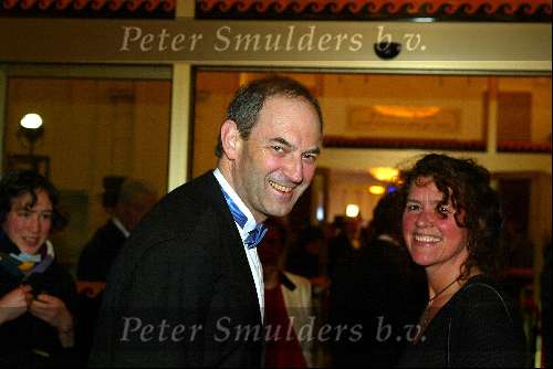 Amsterdam 11 maart 2003
boekenbal in de schouwburg van amsterdam
jop cohen met een vriendin