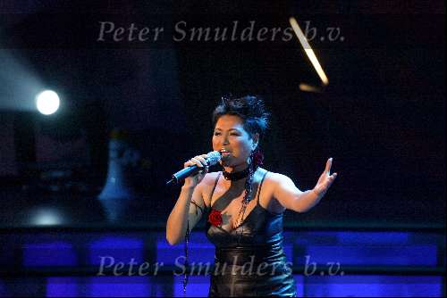 Rotterdam 1 maart 2003
Nationale songfestival in ahoy
Mary Amora