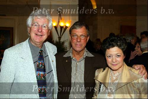 Amsterdam 10 maart 2003
Modeshow Frans Molenaar in amstel hotel.
gerard Cox Frans Molenaar en ...