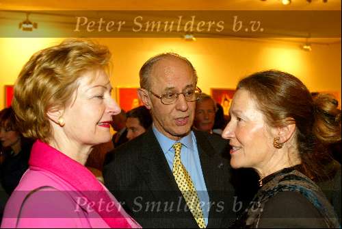 amstelveen 12 maart 2003
Opening expositie ans marcus bij jan v d togtmuseum.
paul nouwen met vrouw met mevr. houben