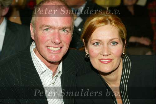 Amsterdam 10 maart 2003
Modeshow Frans Molenaar in amstel hotel.
ferdi bollland met vrouw